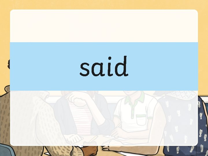 said 