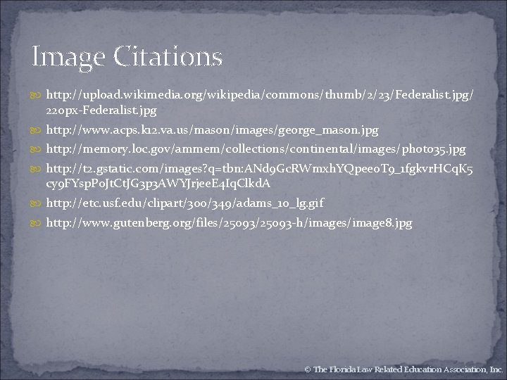 Image Citations http: //upload. wikimedia. org/wikipedia/commons/thumb/2/23/Federalist. jpg/ 220 px-Federalist. jpg http: //www. acps. k Image Citations http: //upload. wikimedia. org/wikipedia/commons/thumb/2/23/Federalist. jpg/ 220 px-Federalist. jpg http: //www. acps. k