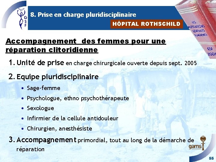 8. Prise en charge pluridisciplinaire HÔPITAL ROTHSCHILD Accompagnement des femmes pour une réparation clitoridienne