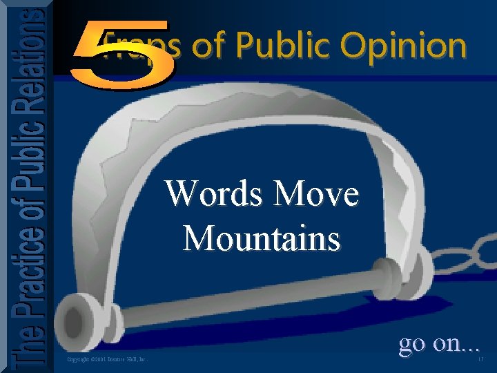 Traps of Public Opinion Words Move Mountains Copyright © 2001 Prentice Hall, Inc. go