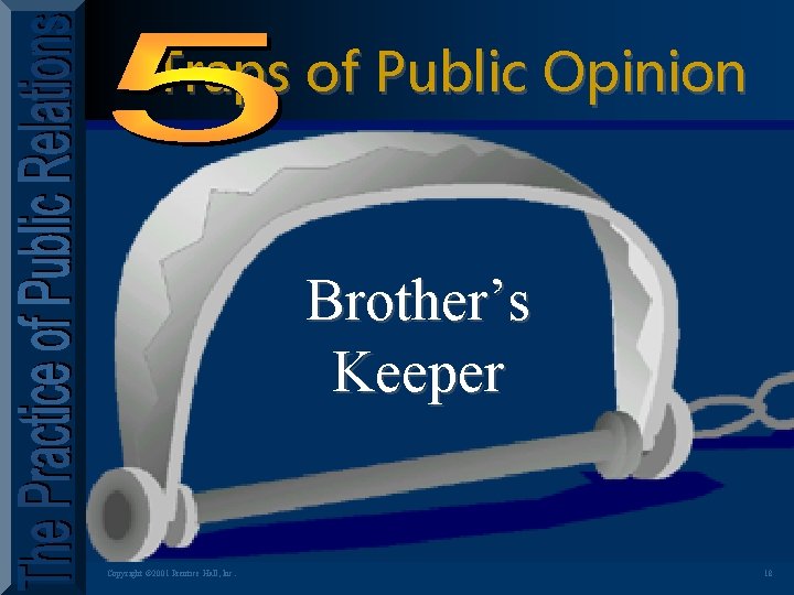 Traps of Public Opinion Brother’s Keeper Copyright © 2001 Prentice Hall, Inc. 18 