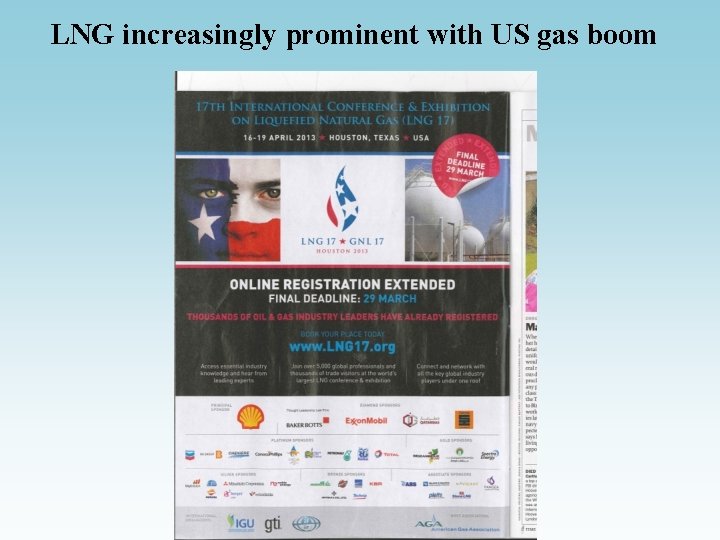 LNG increasingly prominent with US gas boom 