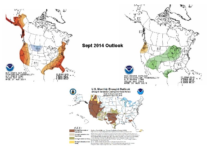 AUG TEMP AUG PRCP Sept 2014 Outlook 