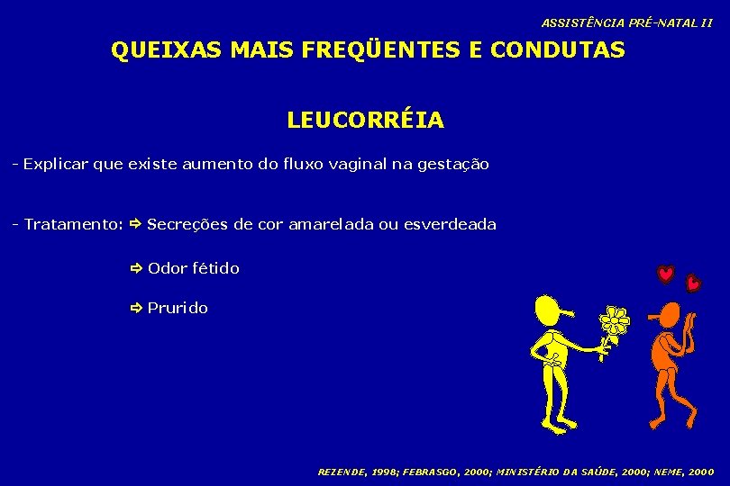 ASSISTÊNCIA PRÉ-NATAL II QUEIXAS MAIS FREQÜENTES E CONDUTAS LEUCORRÉIA - Explicar que existe aumento