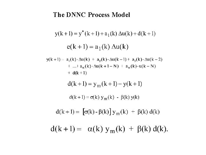 The DNNC Process Model 