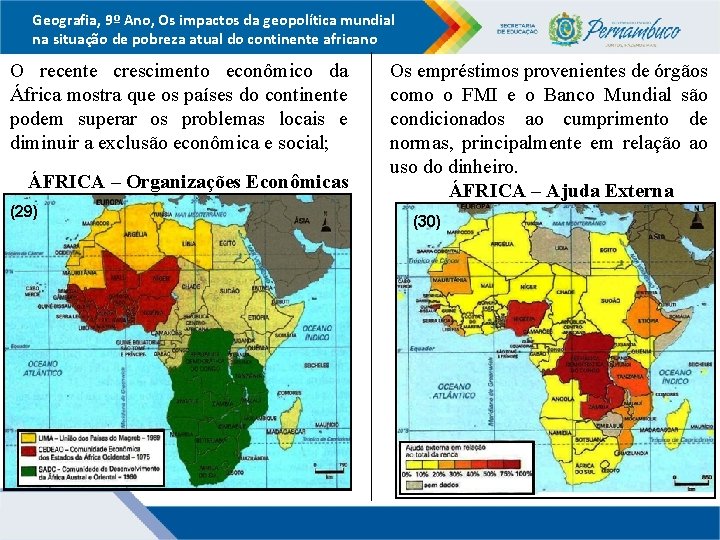 Geografia, 9º Ano, Os impactos da geopolítica mundial na situação de pobreza atual do