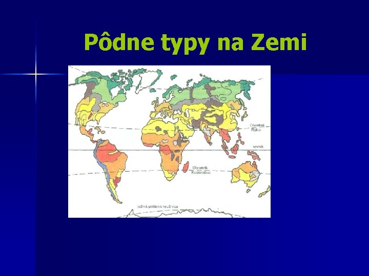 Pôdne typy na Zemi 