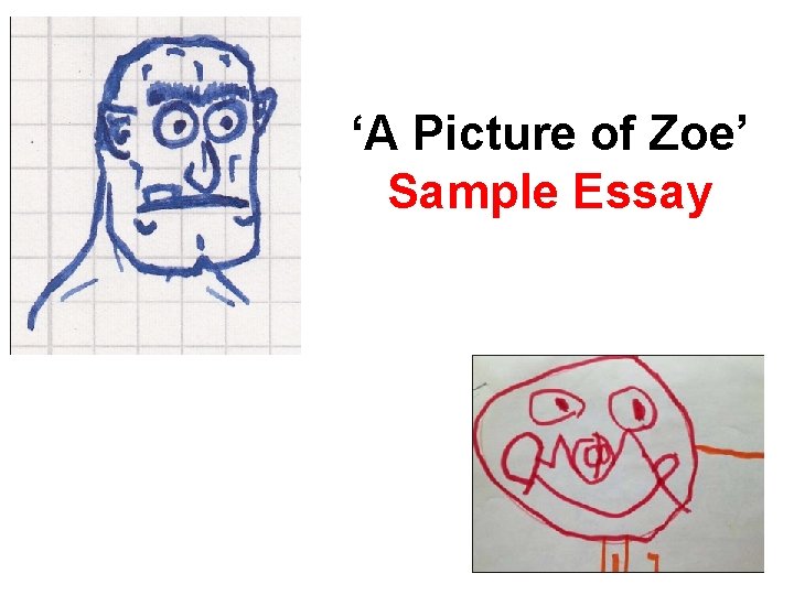 ‘A Picture of Zoe’ Sample Essay 
