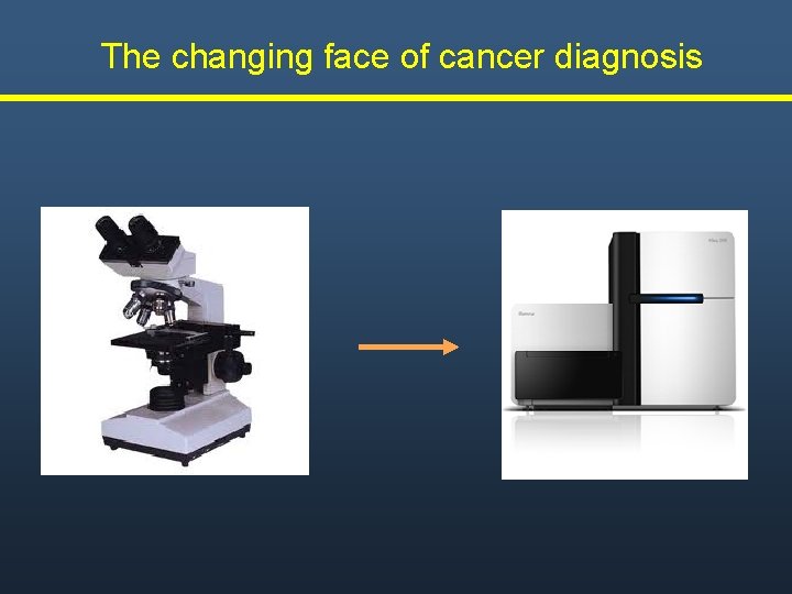 The changing face of cancer diagnosis The changing face of cancer diagnosis