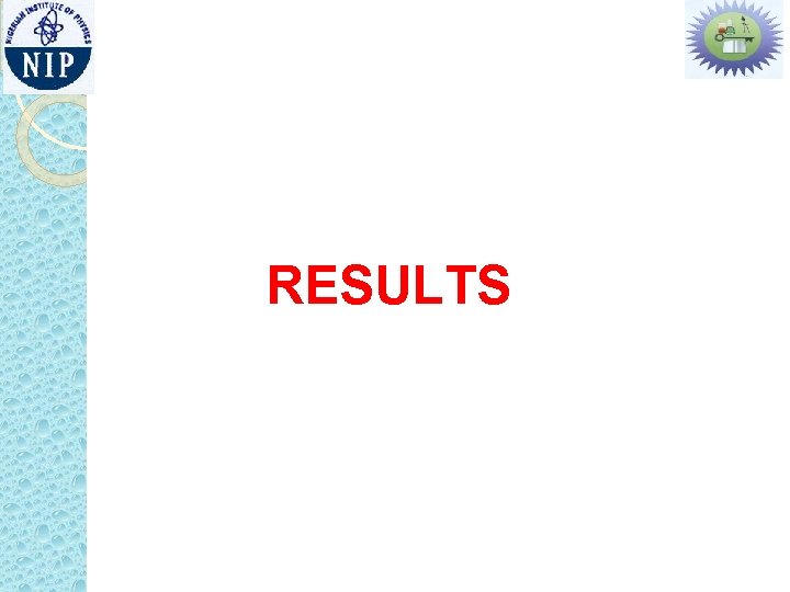 RESULTS 