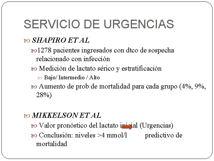 SERVICIO DE URGENCIAS SHAPIRO ET AL 1278 pacientes ingresados con dtco de sospecha relacionado SERVICIO DE URGENCIAS SHAPIRO ET AL 1278 pacientes ingresados con dtco de sospecha relacionado