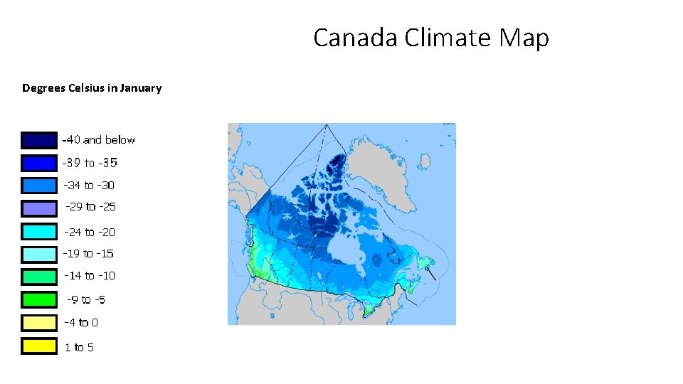 Geography of Canada Physical Features Where People Live
