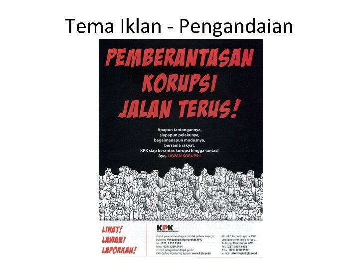 Tema Iklan - Pengandaian 