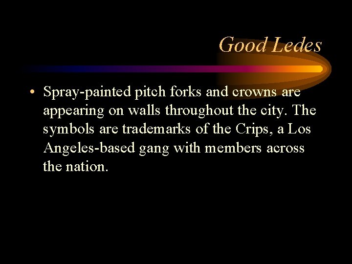 Good Ledes • Spray-painted pitch forks and crowns are appearing on walls throughout the Good Ledes • Spray-painted pitch forks and crowns are appearing on walls throughout the