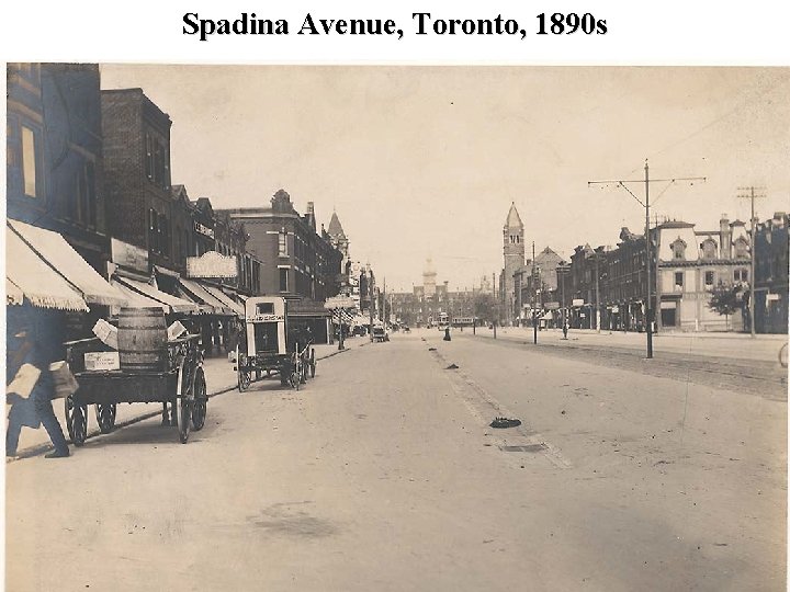Spadina Avenue, Toronto, 1890 s 