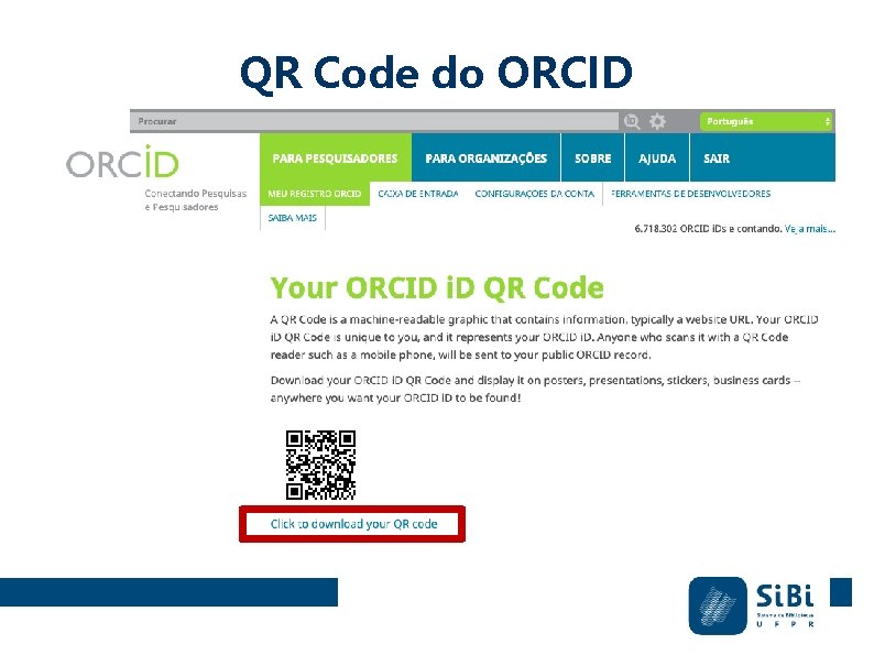 QR Code do ORCID 