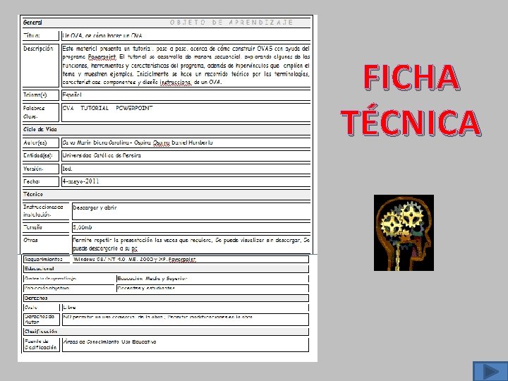 FICHA TÉCNICA 