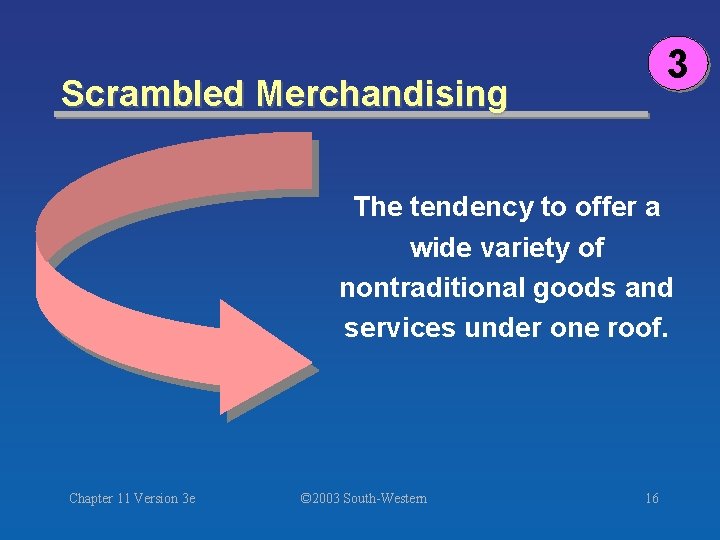 Retailing chapter 11 Chapter 11 Version 3 e