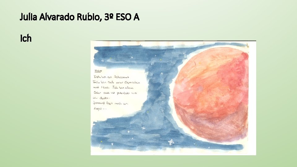 Julia Alvarado Rubio, 3º ESO A Ich 