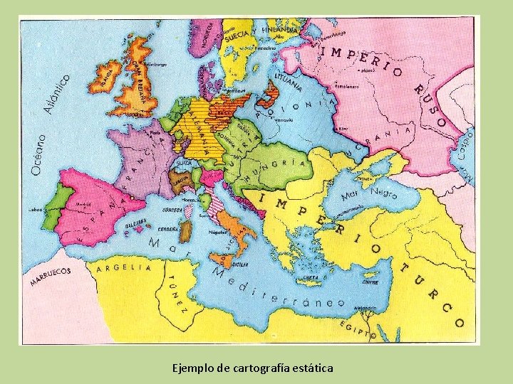 Ejemplo de cartografía estática 