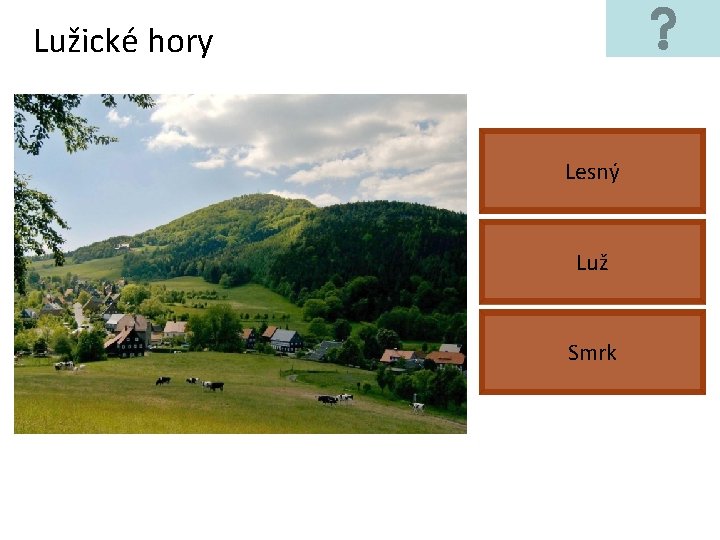 Lužické hory Lesný Luž Smrk 