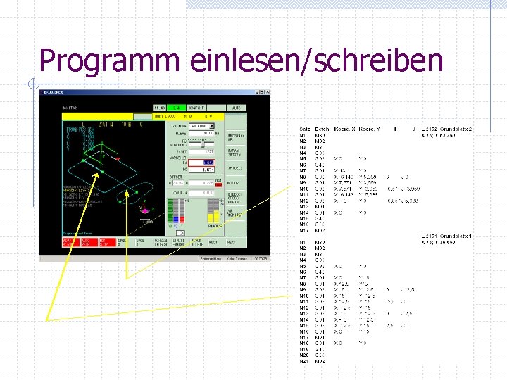 Programm einlesen/schreiben 