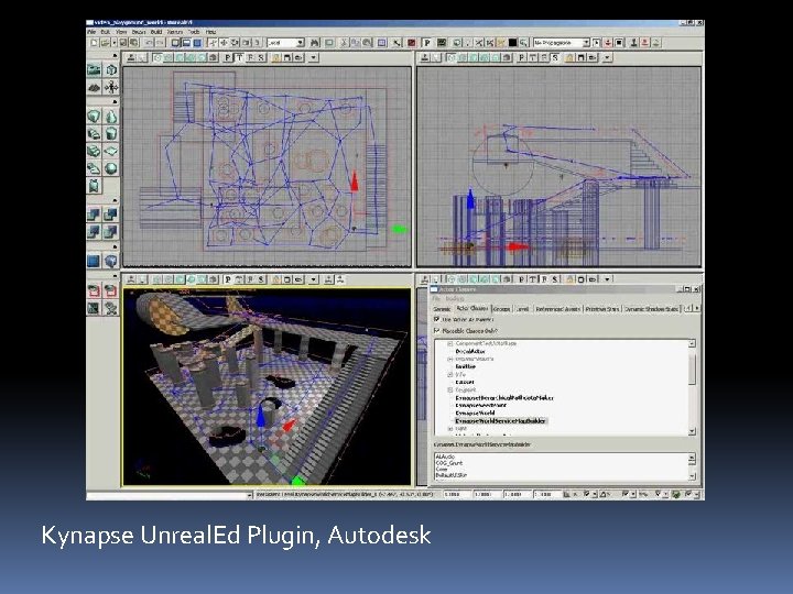 Kynapse Unreal. Ed Plugin, Autodesk 