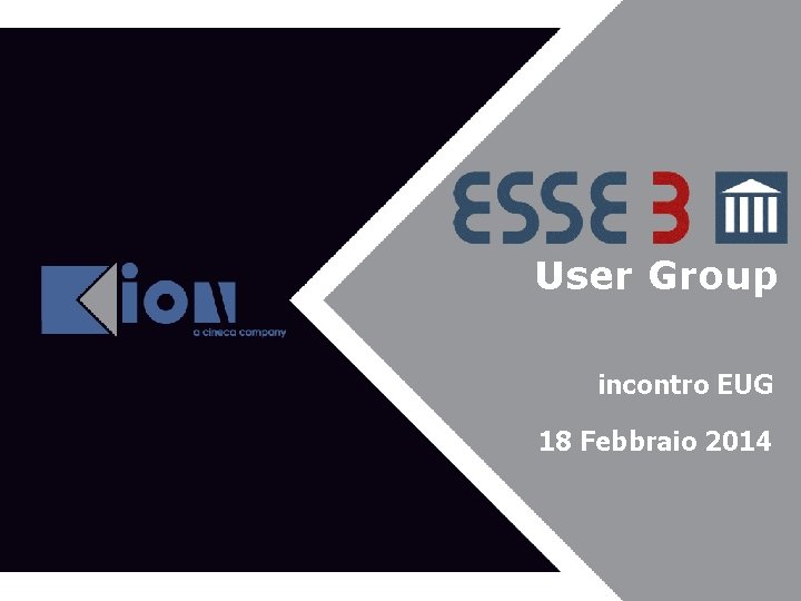Agenda del 43^ EUG Ore 10. 30 Inizio lavori • Dottor Marco Lanzarini -