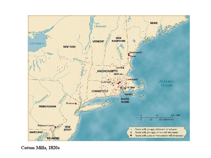 Cotton Mills, 1820 s 