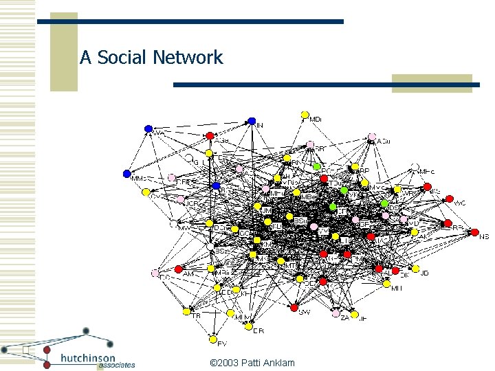 A Social Network © 2003 Patti Anklam 