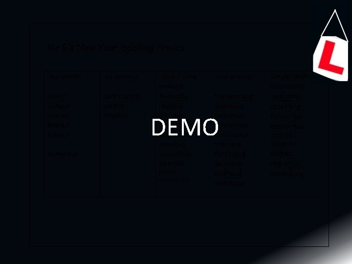 DEMO DEMO