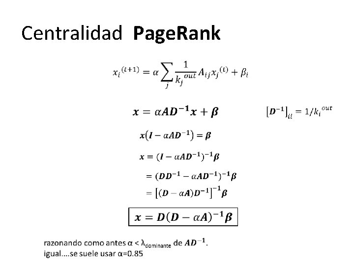 Centralidad Page. Rank 