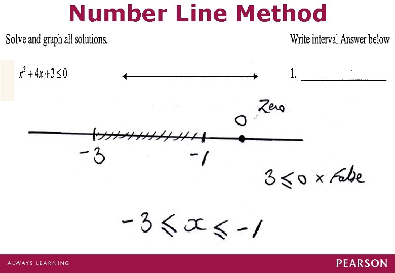 Number Line Method fg gf tt ffj tt jjj tt jf tt tt Number Line Method fg gf tt ffj tt jjj tt jf tt tt