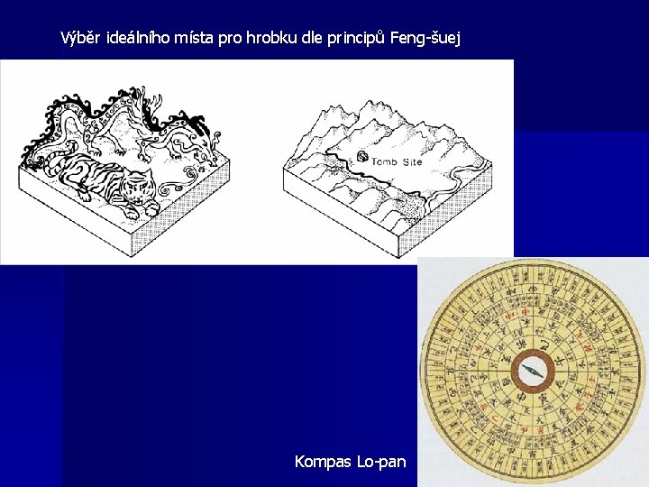 Výběr ideálního místa pro hrobku dle principů Feng-šuej Kompas Lo-pan Výběr ideálního místa pro hrobku dle principů Feng-šuej Kompas Lo-pan