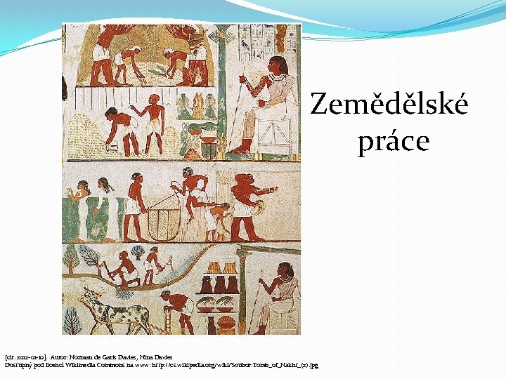 Zemědělské práce [cit. 2012 -01 -10]. Autor: Norman de Garis Davies, Nina Davies Dostupný