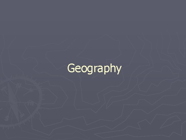 Geography 