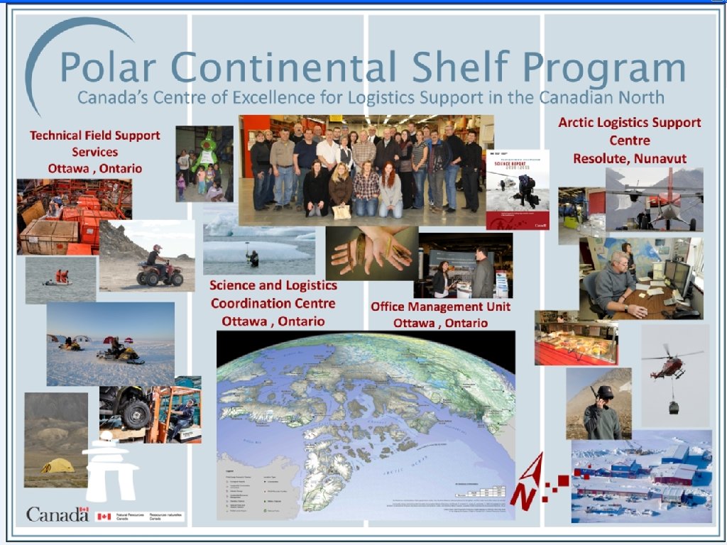 Polar Continental Shelf Program © 2011 Canadian Forces Combat Camera 