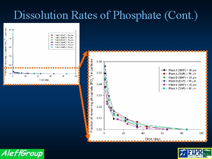 Dissolution Rates of Phosphate (Cont. ) 
