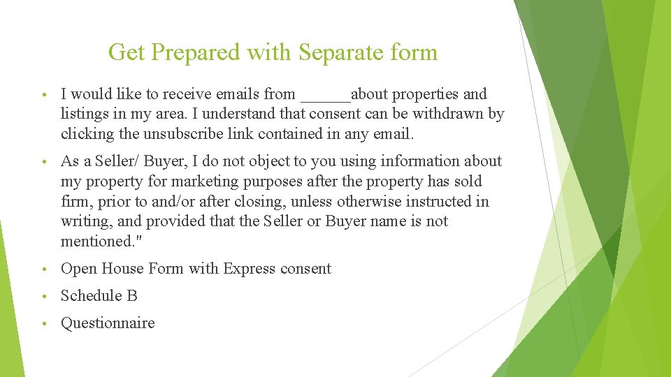 Get Prepared with Separate form • I would like to receive emails from ______about