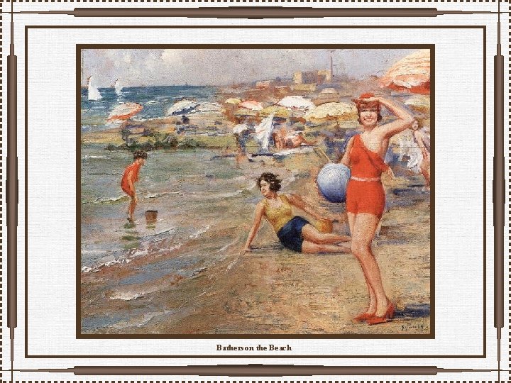 Bathers on the Beach 