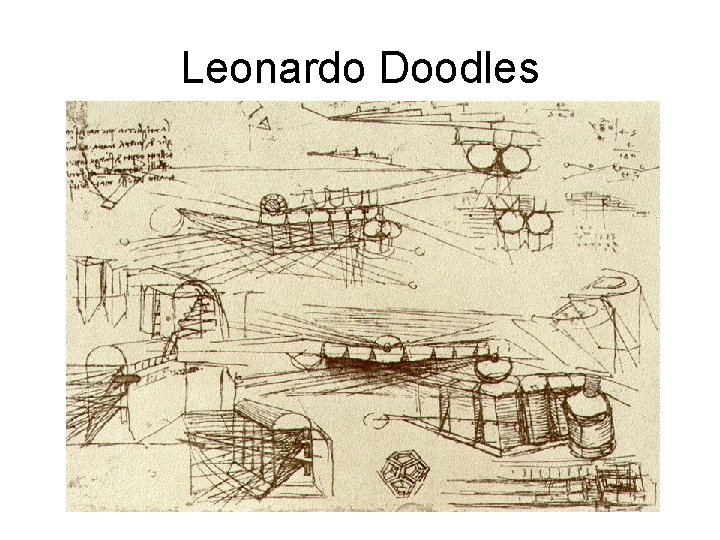 Leonardo Doodles 