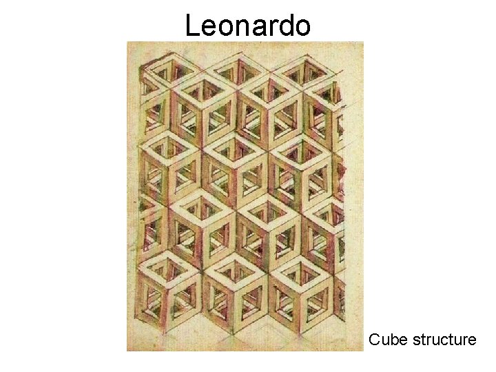 Leonardo Cube structure 