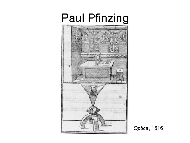 Paul Pfinzing Optica, 1616 