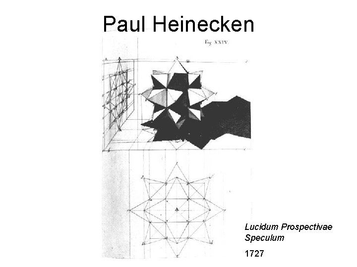 Paul Heinecken Lucidum Prospectivae Speculum 1727 