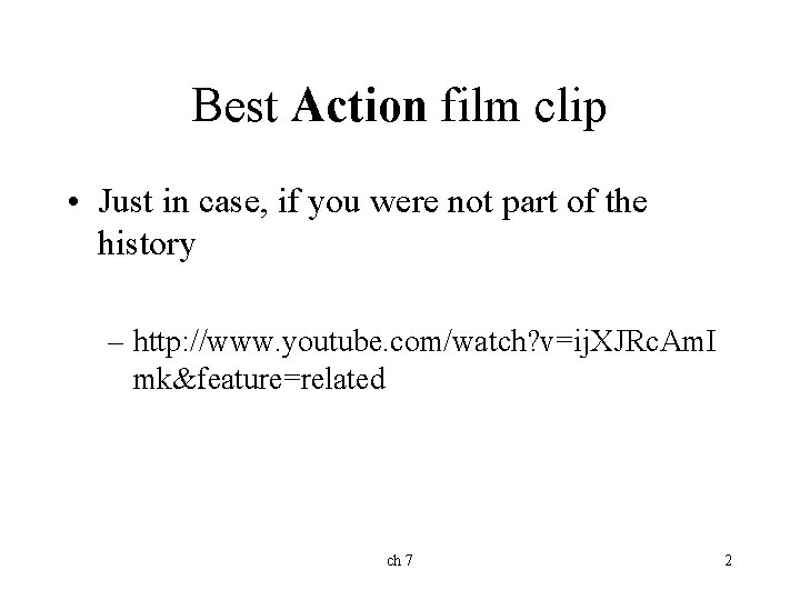 Best Action film clip • Just in case, if you were not part of