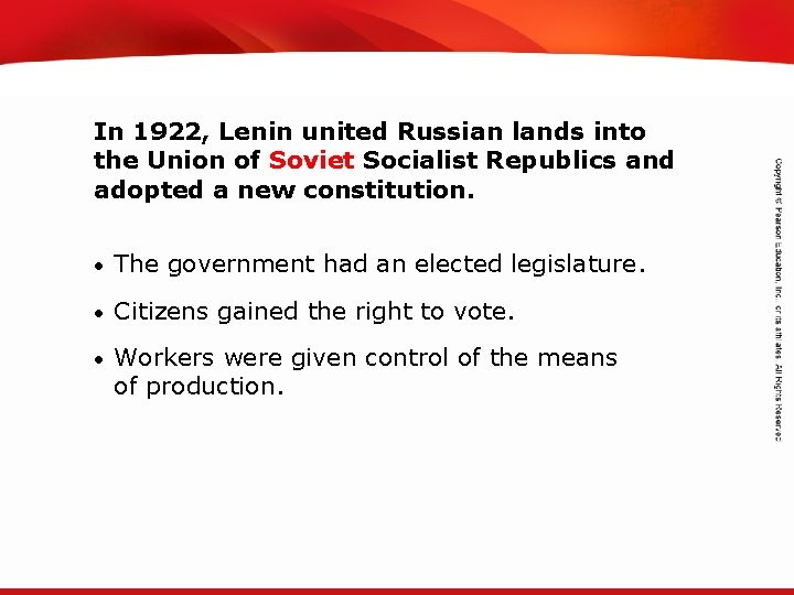 TEKS 8 C: Calculate percent composition and empirical and molecular formulas. In 1922, Lenin