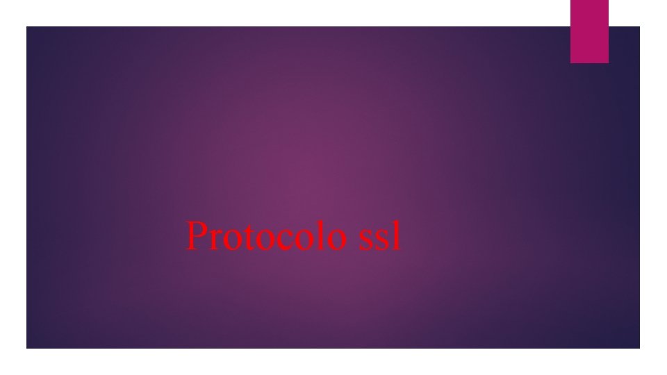 Protocolo ssl 