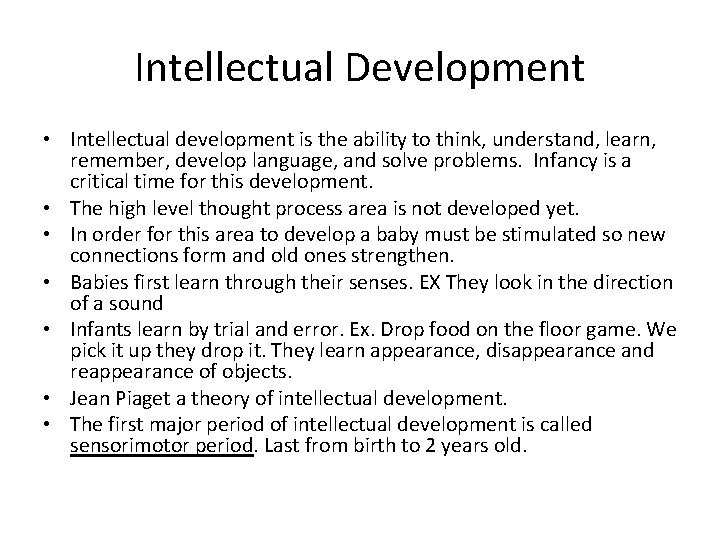 Developmental Theories What Does Intellectual Development Mean - Main Image