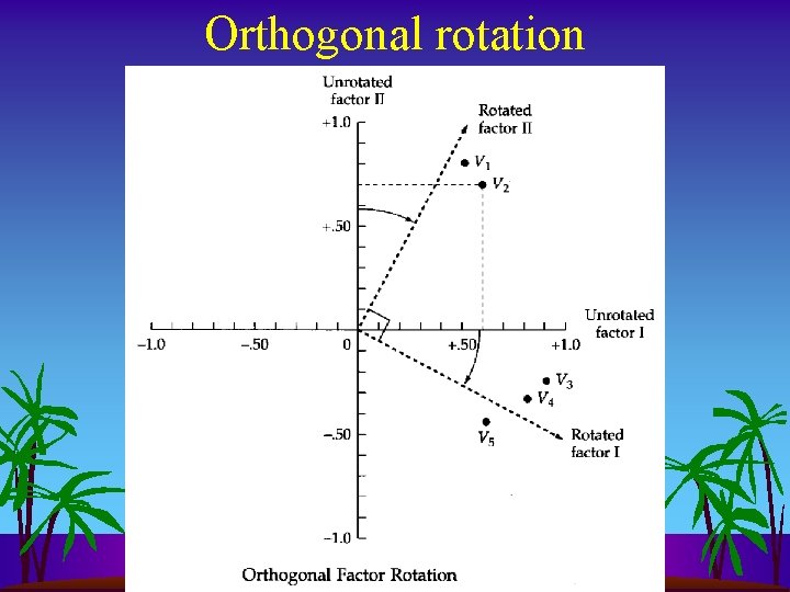 Orthogonal rotation 