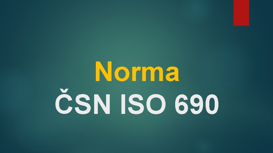 Norma ČSN ISO 690 